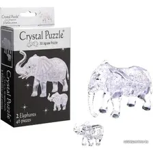 3Д-пазл Crystal Puzzle Два слона 90235