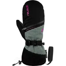 Варежки лыжные Reusch Demi R-Tex XT / 6331527-7697 (р-р 8.5, Black/Pied De Poule Inch)