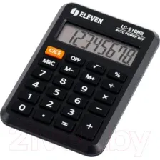 Калькулятор Eleven LC-210NR (черный)