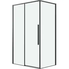 Душевой уголок Grossman Galaxy 100х100х195 120.K33.01.1010.21.00 (черный матовый/прозрачное стекло)