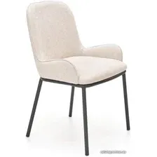 Стул с подлокотниками Halmar K481 (бежевый/черный)