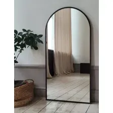 Зеркало Emze 50x100 / LED.UV.ARC.50.100.СНЕ (черный с УФ-окантовкой и подсветкой)