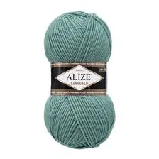 Пряжа для вязания Alize Lanagold 386 (240 м, лазурный)