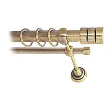 Карниз для штор Lm Decor Цилиндр 088 2р гладкий 25/16мм (антик, 2.8м)