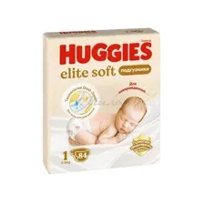 Подгузники детские HUGGIES Elite Soft 1 (3-5 кг), 84 шт