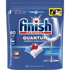 Таблетки для посудомийних машин Finish Quantum All in 1 60 шт.