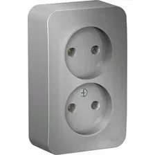 Розетка Systeme Electric Blanca BLNRA000213 (алюминий)