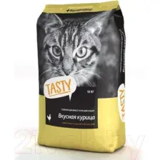 Сухой корм для кошек Tasty Cat С курицей (10кг)