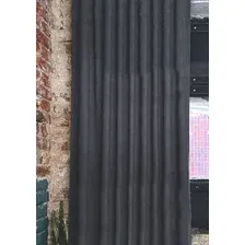 Комплект штор КронасМАрт Канвас 500x270 (2шт, темно-серый)