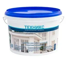 Краска акриловая ТЕХНИКС ВД-АК-1УМ Для окон и дверей белая полуматовая 3 кг