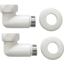 Американка Ростела угловая для п/с 1 1/4" х 1" г/ш 741SCH1210Ral9016 (белый)