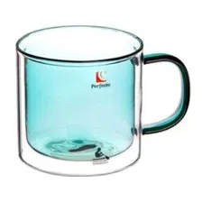Кружка Perfecto Linea Encanto, 30-005280, с двойными стенками, море, 280 мл