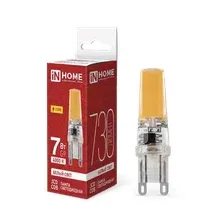 Лампа INhome JCD-COB капсула G9 7W 4000К / 4690612060354