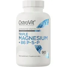 Тройной магний + B6 P-5-P, OstroVit, 90 капс