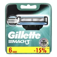 Кассеты Gillette MACH3  6шт