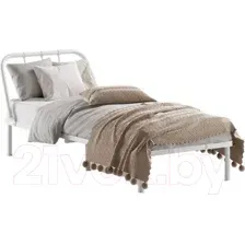 Кровать Домаклево Мира 90x200 (белый)