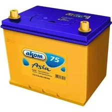 Автомобильный аккумулятор AKOM Asia 75p (75 А·ч)