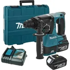 Перфоратор Makita DHR242RFE (с 2-мя АКБ, кейс)
