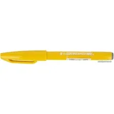 Маркер художественный Pentel Brush Sign Pen SES15C-G (желтый)