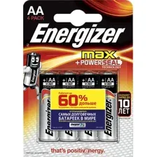 Батарейка Energizer Max E91/AA E300157104P 4шт