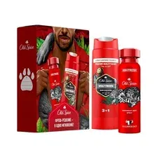 Подарочный набор Old Spice Roamer, дезодорант твердый+аэрозоль+гель для душа, 50+150+250 мл