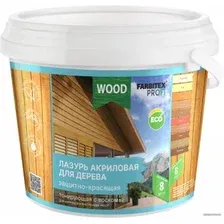 Лазурь Farbitex Profi Wood Акриловая для дерева защитно-красящая 2.5 л (рябина)