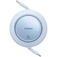 Кабель Baseus Free2Pull Mini Retractable Charging Cable 100W 1.5 м (голубой)