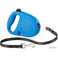 Поводок-рулетка Ferplast Flippy One Cord S 75092025 (синий)