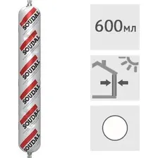 Герметик Soudal Soudaflex 40FC 600 мл (белый)