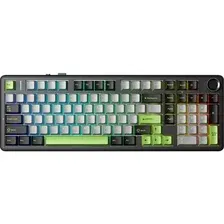 Клавиатура AULA F99 Pro (черный/белый/зеленый, Leobog Star Vector)