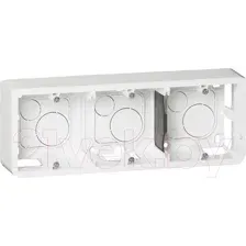 Коробка открытого монтажа Legrand Mosaic 80286 (белый)