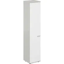 Шкаф Norden Левый 60x60x195.5 / SG.823.SH.WH.L (серый бархат/белый)