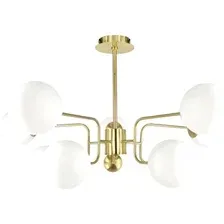Люстра средней высоты Mirastyle XL-21001/10 BRASS+WG