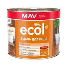 Эмаль Ecol ПФ-266 желто-коричневая 0.9кг