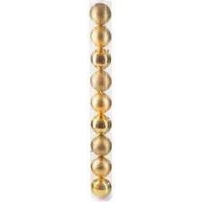 Елочная игрушка Ausini VT25-04010-1 (золото, 9 шт)