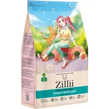 Корм для кошек Zillii Skin & Coat Care, индейка/ягненок, 400 г