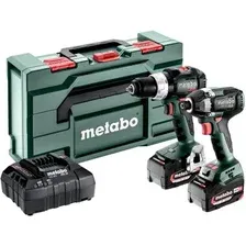 Набор электроинструмента Metabo Combo Set 2.8.8 18V 685200000 (шуруповерт, винтоверт, 2 АКБ, кейс)