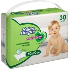 Пеленка одноразовая Helen Harper Soft &amp; Dry 60x90 (30 шт)