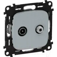 Розетка Legrand Valena Allure 753958 (алюминий)