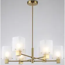 Люстра Ambrella LH57031/6 BS/SM (латунь/дымчатый)