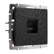 Розетка Ethernet RJ-45 черный Hammer Werkel