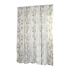 Тюль Delfa Flowers СТШ W2277/6440/7008 (300x270, зеленые цветы)