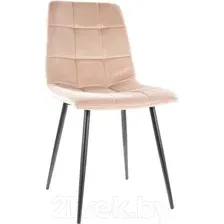 Стул Signal Mila Velvet (bluvel 28 бежевый/черный)
