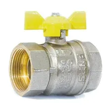 Кран газовый шаровой LD 1/2" бабочка (LD47.350.15)