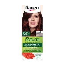 Краска для волос Палетт Naturia, 3-68, шоколадно-каштановый