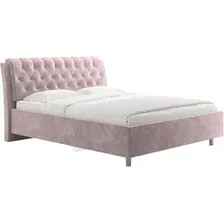 Кровать Сонум Olivia 160x200 (микровелюр лиловый)