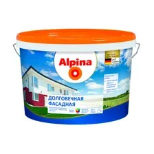 Краска Alpina Долговечная фасадная База1, 10л / 15,8кг