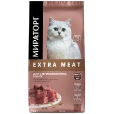 Сухой корм для кошек Мираторг Extra Meat для стерилизов. кошек с нежной телятиной 1010026837 (10кг)