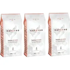 Кофе Carraro Tazza D'oro в зернах 3x1кг