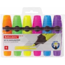 Текстовыделитель BRAUBERG Delta 151728 (6 шт)